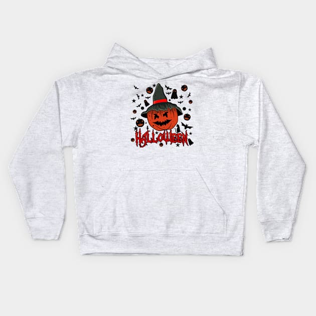 Halloween designs Kids Hoodie by Color-Lab